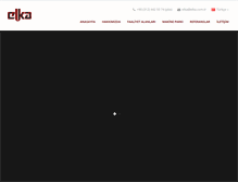 Tablet Screenshot of elka.com.tr