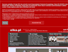 Tablet Screenshot of elka.pl